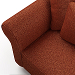 Мебельная ткань Шенилл терракотовый цвет 138 см T4-44 варинант исполнения - 3 | Loft Concept в Воронеже