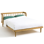 Кровать из массива дуба с пружинным блоком Mateta варинант исполнения - 1 | Loft Concept в Воронеже