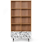 Широкий стеллаж с принтом Elise Rack варинант исполнения - 20 | Loft Concept в Воронеже