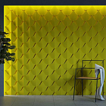 Гипсовая 3D Панель DRAGON SCALE - B варинант исполнения - 2 | Loft Concept в Воронеже