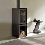 Дизайнерский журнальный столик чёрный с круглой столешницей Arycy варинант исполнения - 7 | Loft Concept в Воронеже