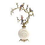 Подсвечник с декором из птиц на ветвях Birds of Paradise варинант исполнения - 1 | Loft Concept в Воронеже