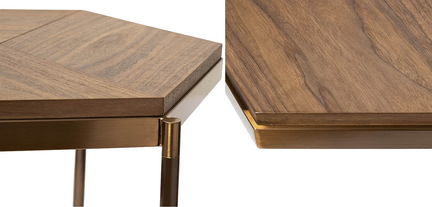 Приставной стол Hexagonal Side Table Приставной стол Hexagonal Side Table - Loft-Concept в Воронеже