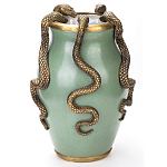 Фарфоровая ваза с декоративными змеями Eden Garden варинант исполнения - 2 | Loft Concept в Воронеже