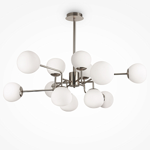 Люстра Tiepolo Ball Chandelier Nickel 12