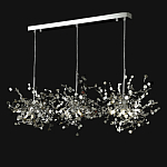 Люстра подвесная из трех частей с металлическими круглыми элементами Terzani Argent варинант исполнения - 9 | Loft Concept в Воронеже