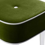 Квадратный мягкий пуф на белых ножках Winton Pouf Square варинант исполнения - 2 | Loft Concept в Воронеже