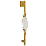 Бра с хрустальным плафоном Renee Brass Glass Drops Light Wall Lamp варинант исполнения - 1 | Loft Concept в Воронеже