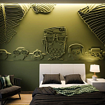 Барельеф OWLS варинант исполнения - 2 | Loft Concept в Воронеже