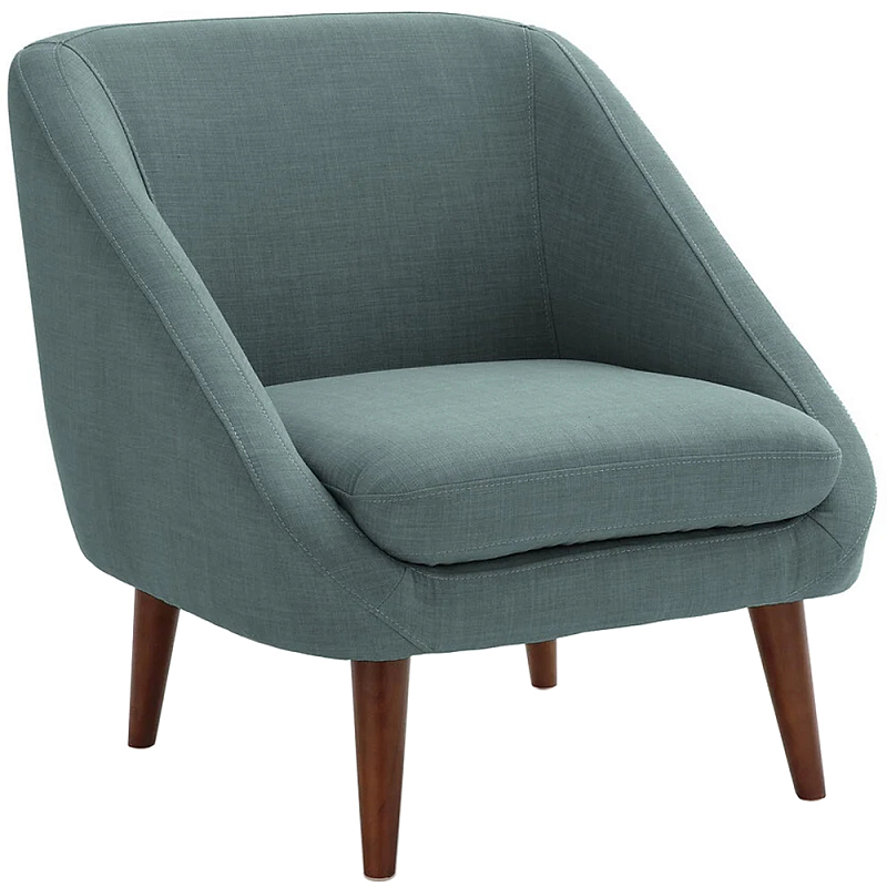 Кресло бирюзовое Pauley Turquoise Armchair Бирюзовый Коричневый Кресло бирюзовое Pauley Turquoise Armchair Бирюзовый Коричневый в Воронеже | Loft Concept