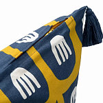 Чехол на подушку с двусторонним принтом и кисточками Ophelia Grove варинант исполнения - 3 | Loft Concept в Воронеже