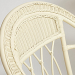 Комплект уличной мебели из ротанга Clara белый варинант исполнения - 3 | Loft Concept в Воронеже