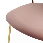 Стул Singer Chair без подлокотников Розовый Велюр варинант исполнения - 6 | Loft Concept в Воронеже