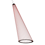 Подвесной светильник из металла Rays of Light варинант исполнения - 1 | Loft Concept в Воронеже