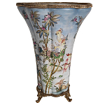 Фарфоровая ваза с изображением попугаев Eden Garden варинант исполнения - 2 | Loft Concept в Воронеже