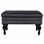 Мягкая банкетка с зоной для хранения Casket Dark Grey варинант исполнения - 1 | Loft Concept в Воронеже