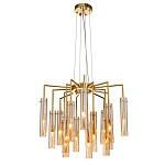 Люстра со стеклянными цилиндрическими плафонами Luminous Cylinders Amber варинант исполнения - 2 | Loft Concept в Воронеже