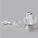 Настольная лампа с прозрачным шарообразным плафоном на цилиндрической подставке Crystal Globule варинант исполнения - 7 | Loft Concept в Воронеже