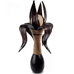 Настольная лампа черная INDONESIAN LAMPS 1 варинант исполнения - 1 | Loft Concept в Воронеже