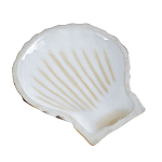 Фигурка из фарфора в виде ракушки морского гребешка Marine Tridacna варинант исполнения - 2 | Loft Concept в Воронеже