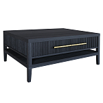 Кофейный стол Primo с двумя ящиками Черный дуб варинант исполнения - 9 | Loft Concept в Воронеже