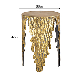 Столик дизайнерский Copper streaks варинант исполнения - 5 | Loft Concept в Воронеже