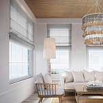 Люстра трехъярусная с декором из круглых деревянных бусин с кисточками Gray Brown Wooden Beads Chandelier варинант исполнения - 4 | Loft Concept в Воронеже