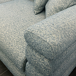 Дизайнерский Диван Lancaster Серо-голубое букле варинант исполнения - 1 | Loft Concept в Воронеже