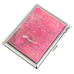 Портсигар с газовой зажигалкой из натурального камня Родонит Stone Cigarettes Cases варинант исполнения - 1 | Loft Concept в Воронеже