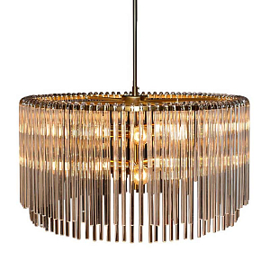 Люстра Hexagon Tube Light Suspensions Circle gold