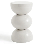 Приставной столик белого цвета Bead варинант исполнения - 1 | Loft Concept в Воронеже