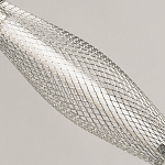 Люстра круглая каскадня с 5-ю плафонами из металлической сетки Mesh Lampshade Lighting варинант исполнения - 7 | Loft Concept в Воронеже