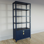 Стеллаж со стеклянными полками Elsa Dreams Blue варинант исполнения - 1 | Loft Concept в Воронеже