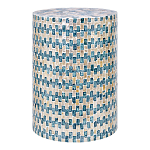 Столик с инкрустацией с перламутровым узором Rona варинант исполнения - 1 | Loft Concept в Воронеже