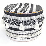 Пуф  Black and White Ornament варинант исполнения - 1 | Loft Concept в Воронеже