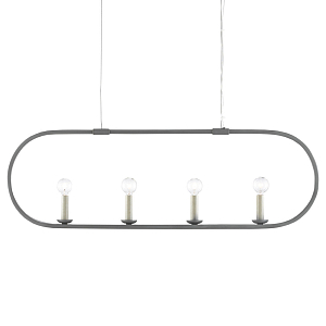 Люстра линейная в овальной раме Traditional Clean Lines