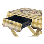 Приставной столик с ящиком в стиле ретро Vintage Rustic Tablecloth варинант исполнения - 3 | Loft Concept в Воронеже