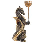 Подсвечник в виде дракона Dragon Candlestick Red Gold Blue Green варинант исполнения - 2 | Loft Concept в Воронеже