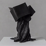 Скульптура «Окаменелый рост», Черный объект варинант исполнения - 1 | Loft Concept в Воронеже