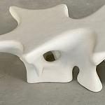 Кофейный стол природной формы Sirius White Coffee Table варинант исполнения - 1 | Loft Concept в Воронеже