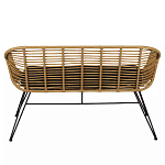 Кушетка плетеная из ротанга Wicker Сouch варинант исполнения - 2 | Loft Concept в Воронеже