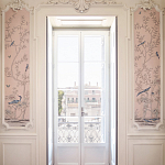 Обои ручная роспись Earlham Almost Mauve варинант исполнения - 3 | Loft Concept в Воронеже