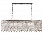 Люстра овальная с хрустальными подвесками Roul Crystal Light варинант исполнения - 6 | Loft Concept в Воронеже
