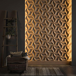 Гипсовая 3D панель с принтографией PM-46 варинант исполнения - 2 | Loft Concept в Воронеже