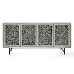 Буфет в гостиную с инкрустацией Palm Sideboard with Bone Inlay варинант исполнения - 1 | Loft Concept в Воронеже
