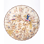 Чаша с цветочным орнаментом на ножке в виде бронзового ангела Eden Garden варинант исполнения - 4 | Loft Concept в Воронеже