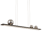 Светодиодная линейная люстра IONA Сhandelier black 103 варинант исполнения - 1 | Loft Concept в Воронеже