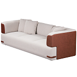 Трехместный диван Richmond с кожаной отделкой варинант исполнения - 2 | Loft Concept в Воронеже