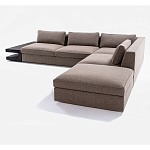 4-х местный Угловой модульный диван Zartаrn с приставным деревянным столиком варинант исполнения - 3 | Loft Concept в Воронеже