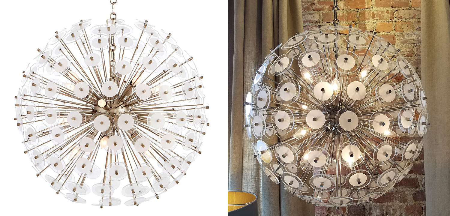 Люстра White Disco Glass Sputnik Chandelier 56 Люстра White Disco Glass Sputnik Chandelier 56 - Loft-Concept в Воронеже